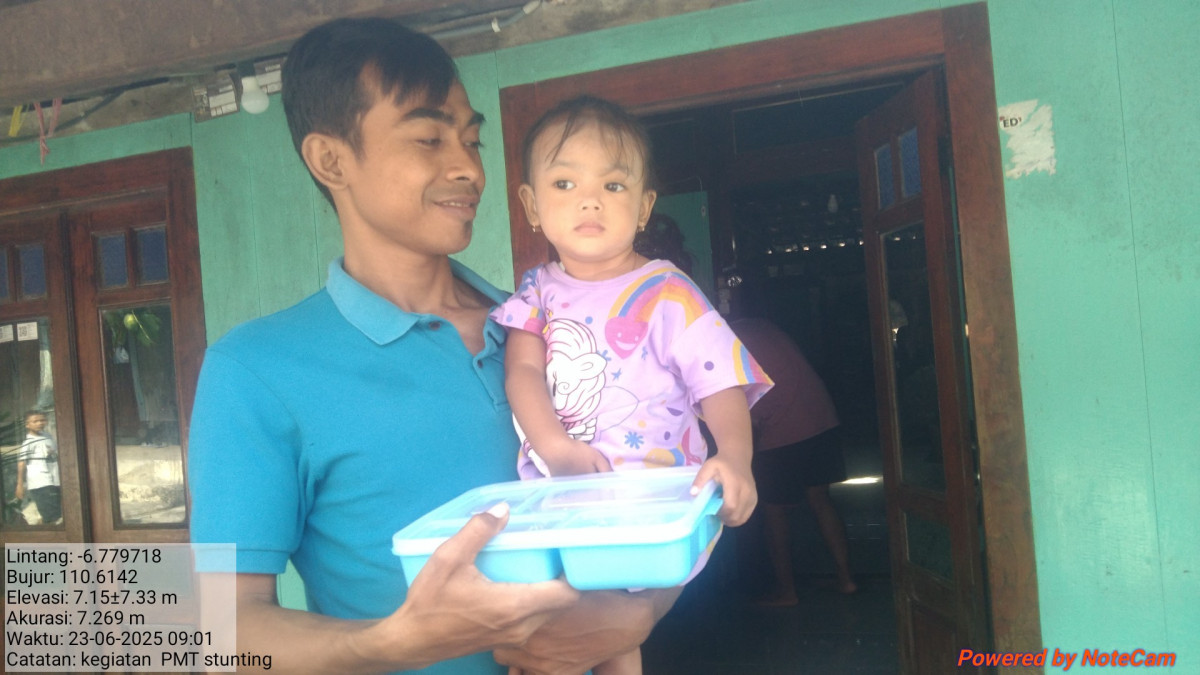 Pemberian PMT pada balita stunting yang ke 54
