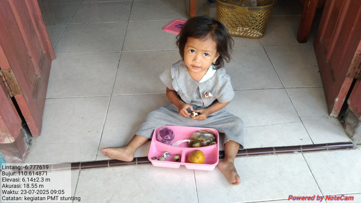Pemberian PMT pada balita stunting