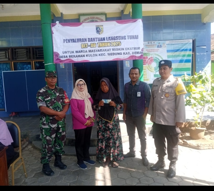 Penyaluran bantuan langsung tunai (BLT) DD