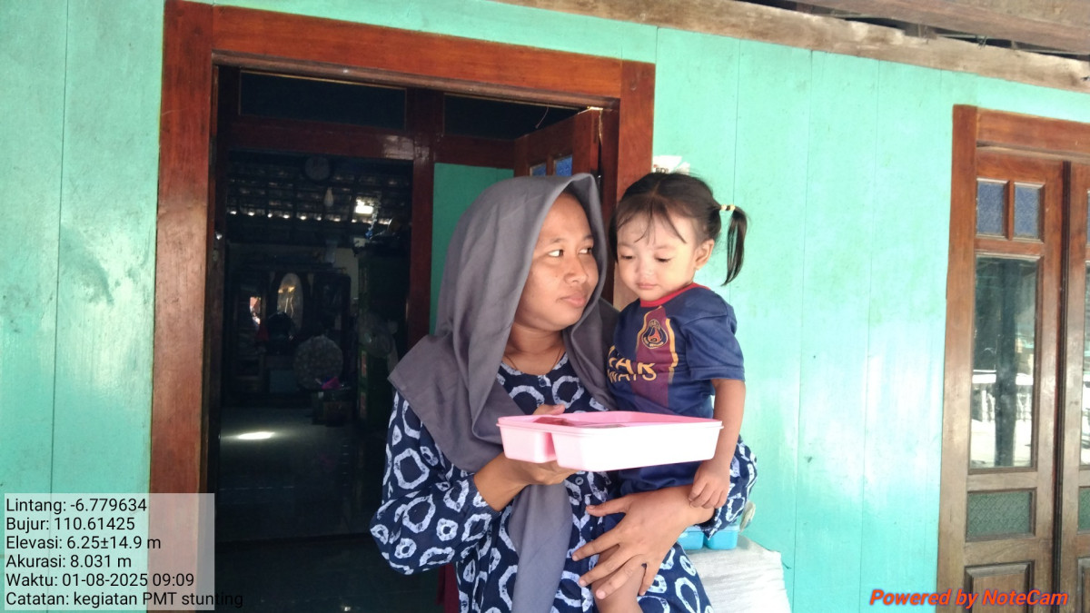 Pemberian PMT pada balita stunting ke91  hari