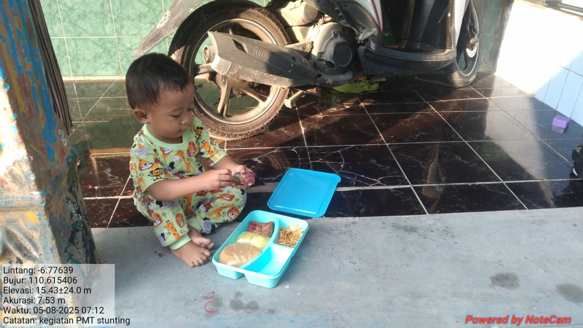 Pemberian PMT pada balita stunting ke 95hari