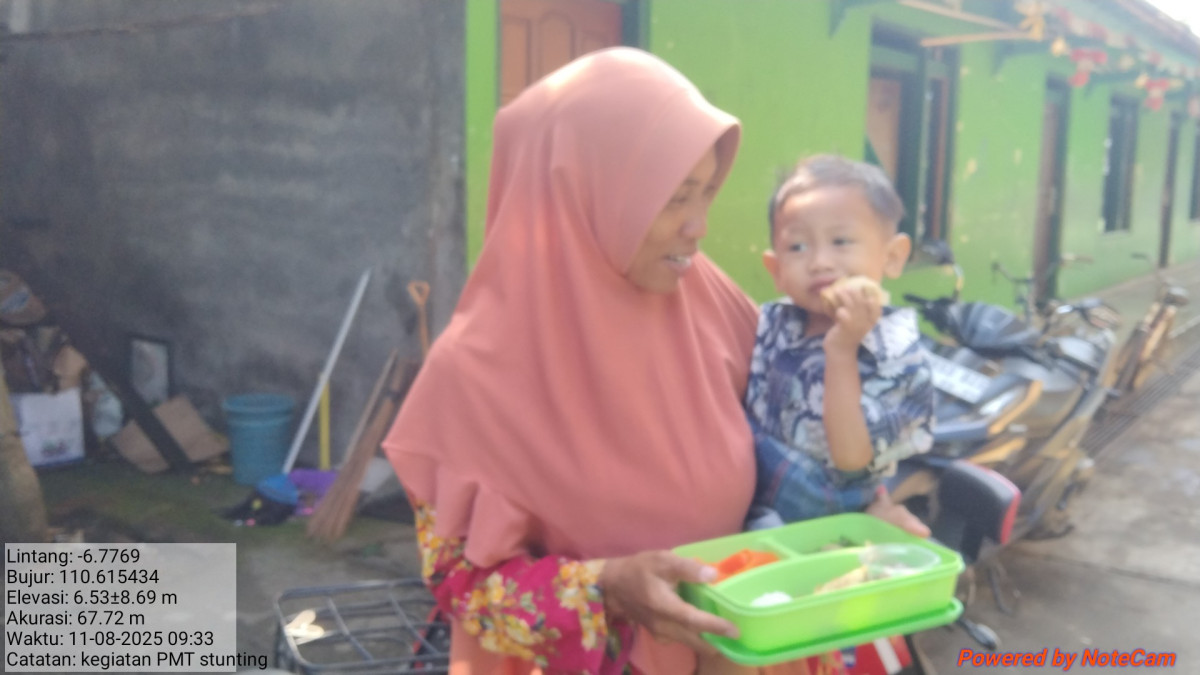Pemberian PMT pada balita stunting ke 101hari