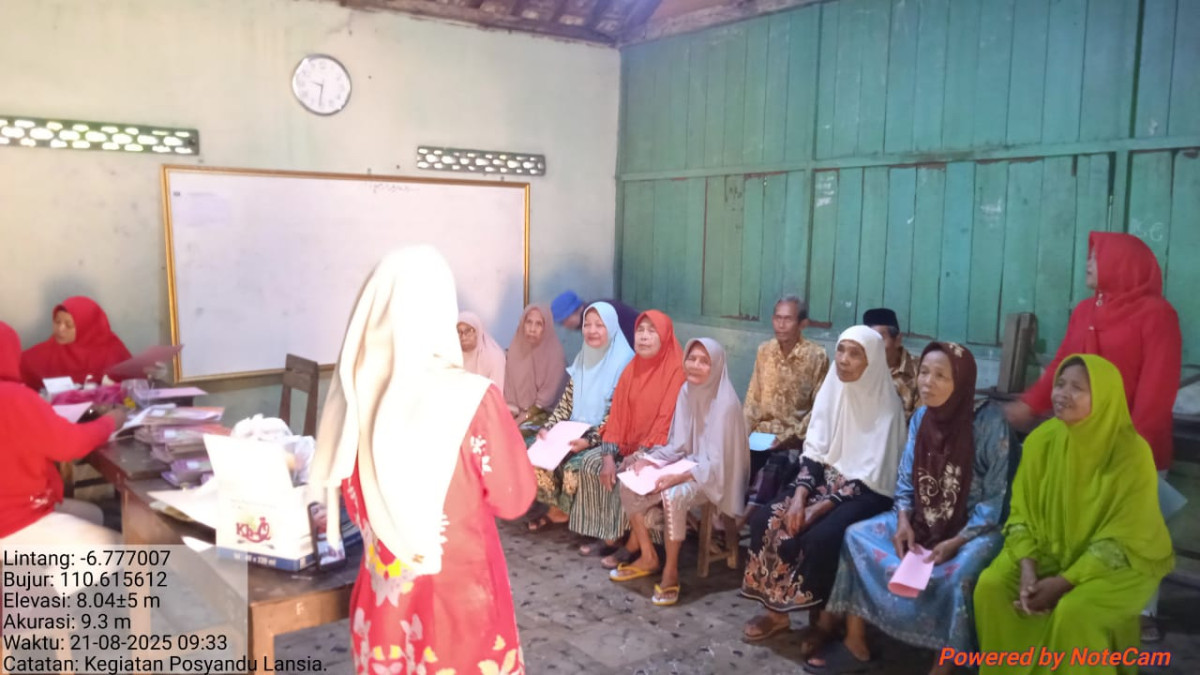 Kegiatan posyandu lansia