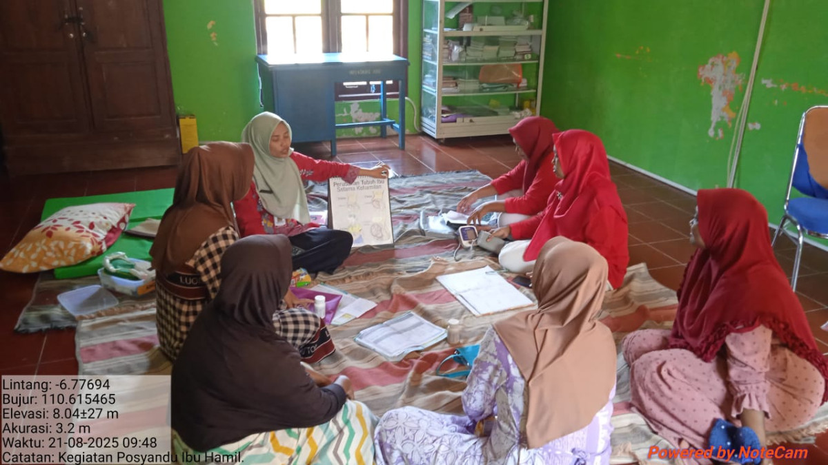 Kegiatan posyandu ibu hamil