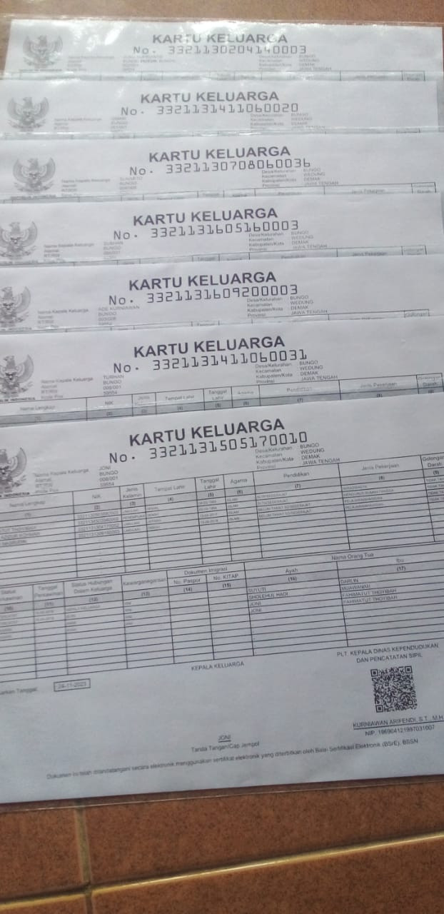 PEMBUATAN KARTU KELUARGA GRATIS