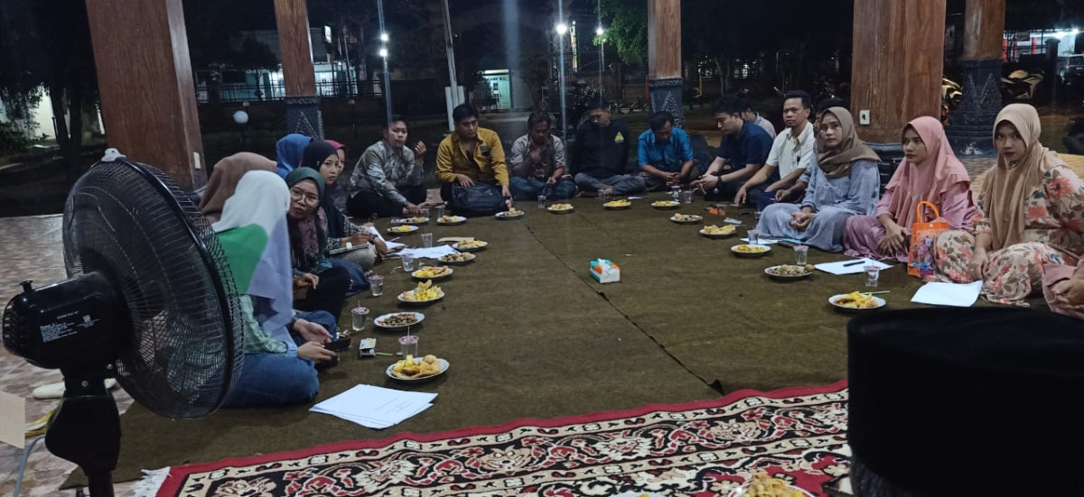 Rapat anak milenial Desa Bungo