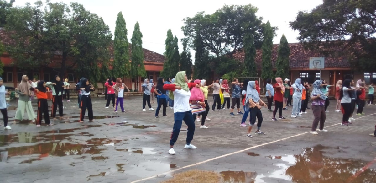 Senam  Sehat Desa Bungo Minggu ke 12