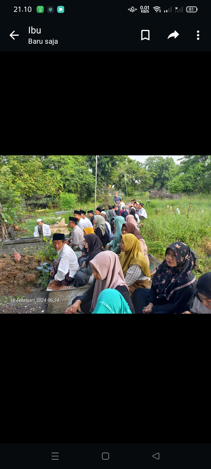 Ziarah kubur keluarga Bani Tunadi