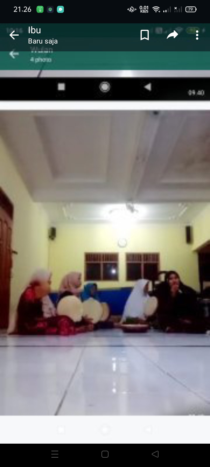 Berjanjen ibu ibu Fatayat  Bungo utara