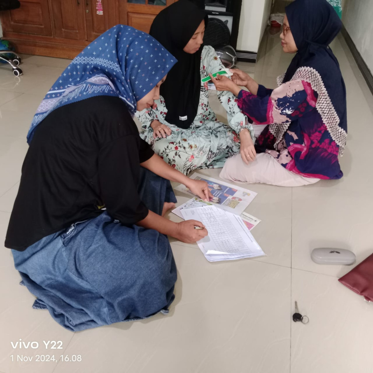 Kunjungan kader tpk ke ibu hamil