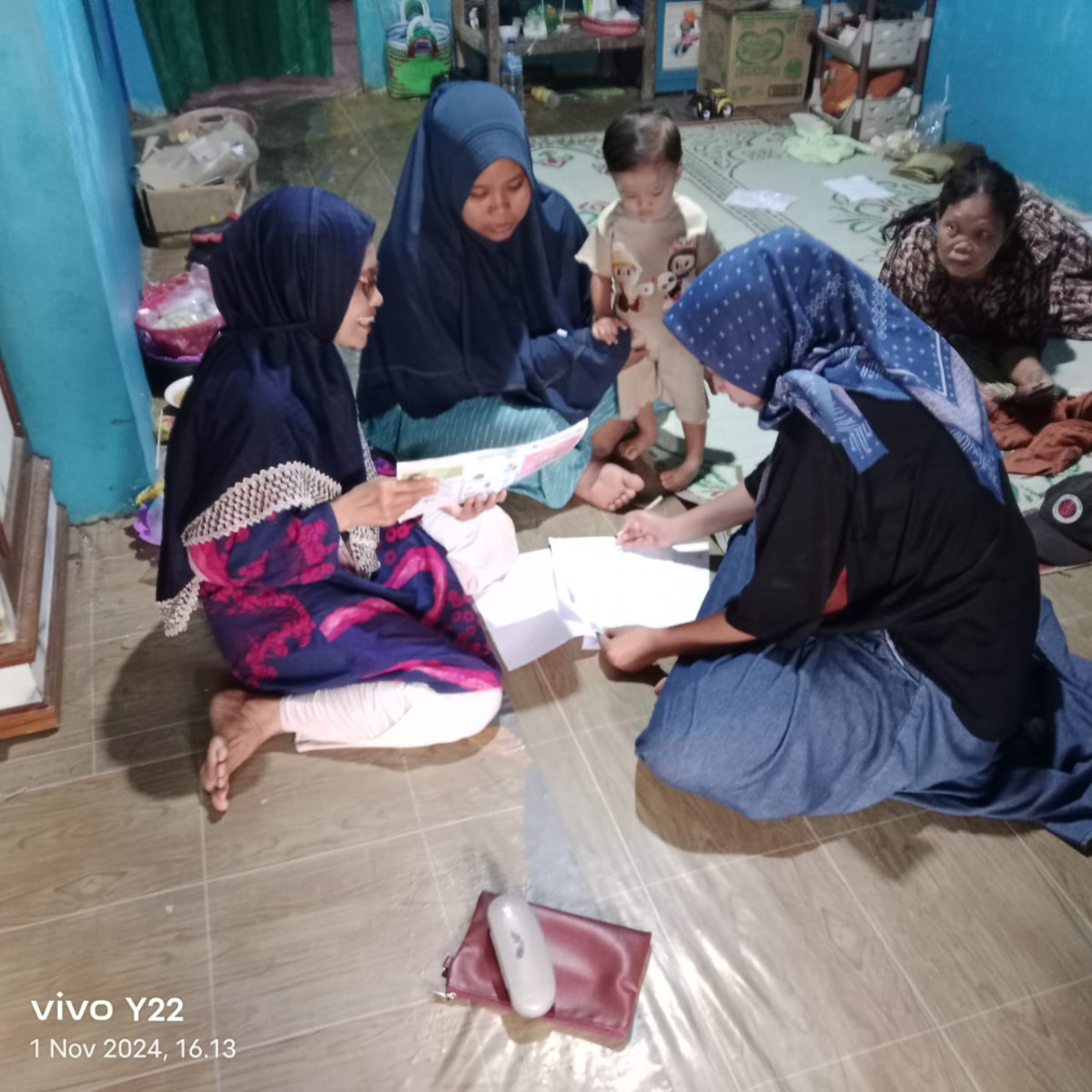 Kunjungan kader tpk ke baduta