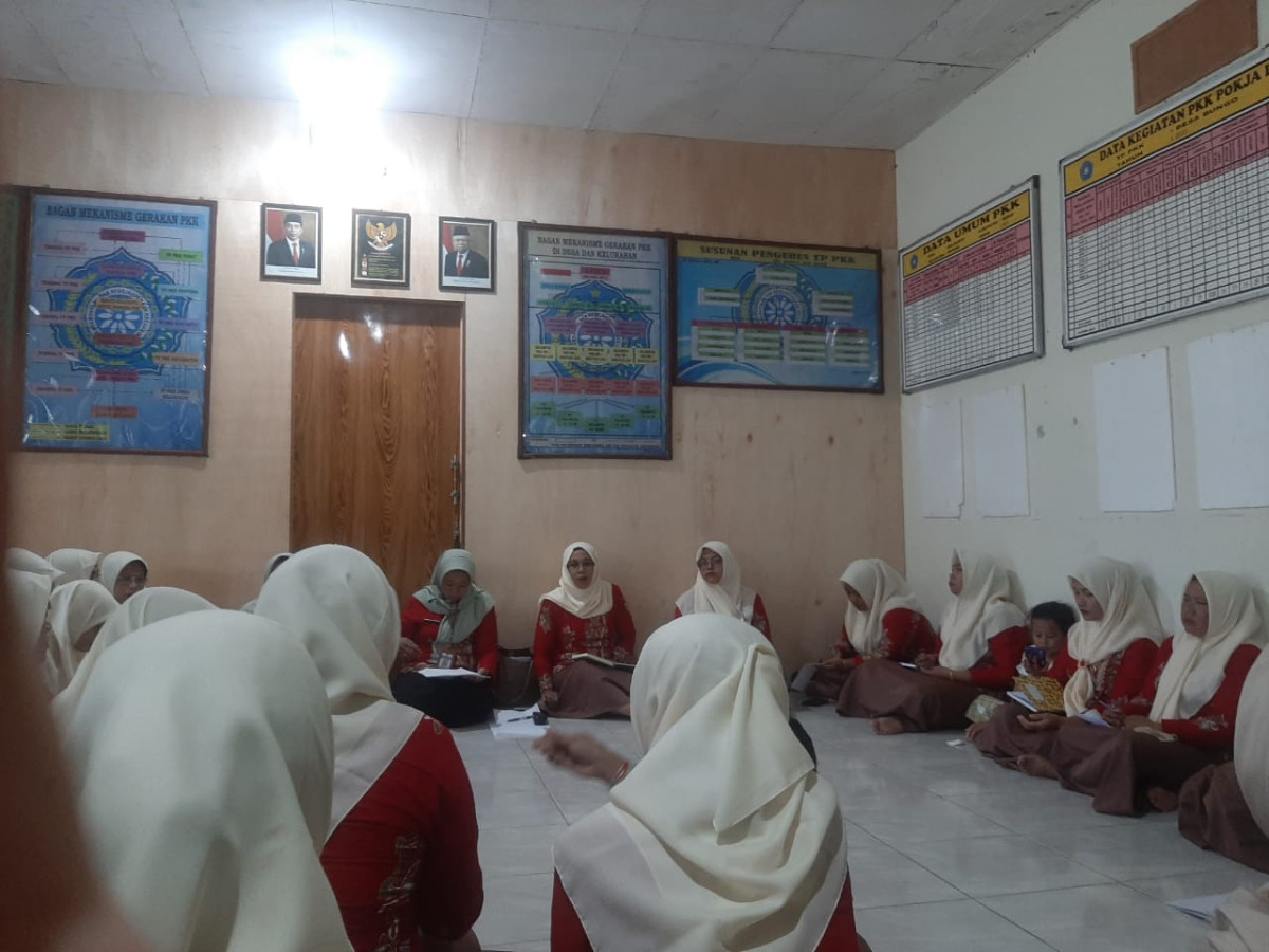 Pertemuan kader posyandu desa bungo