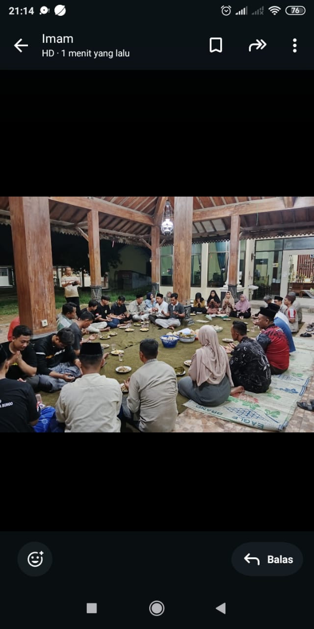 Pengukuhan dan pelantikan karang taruna desa Bungo