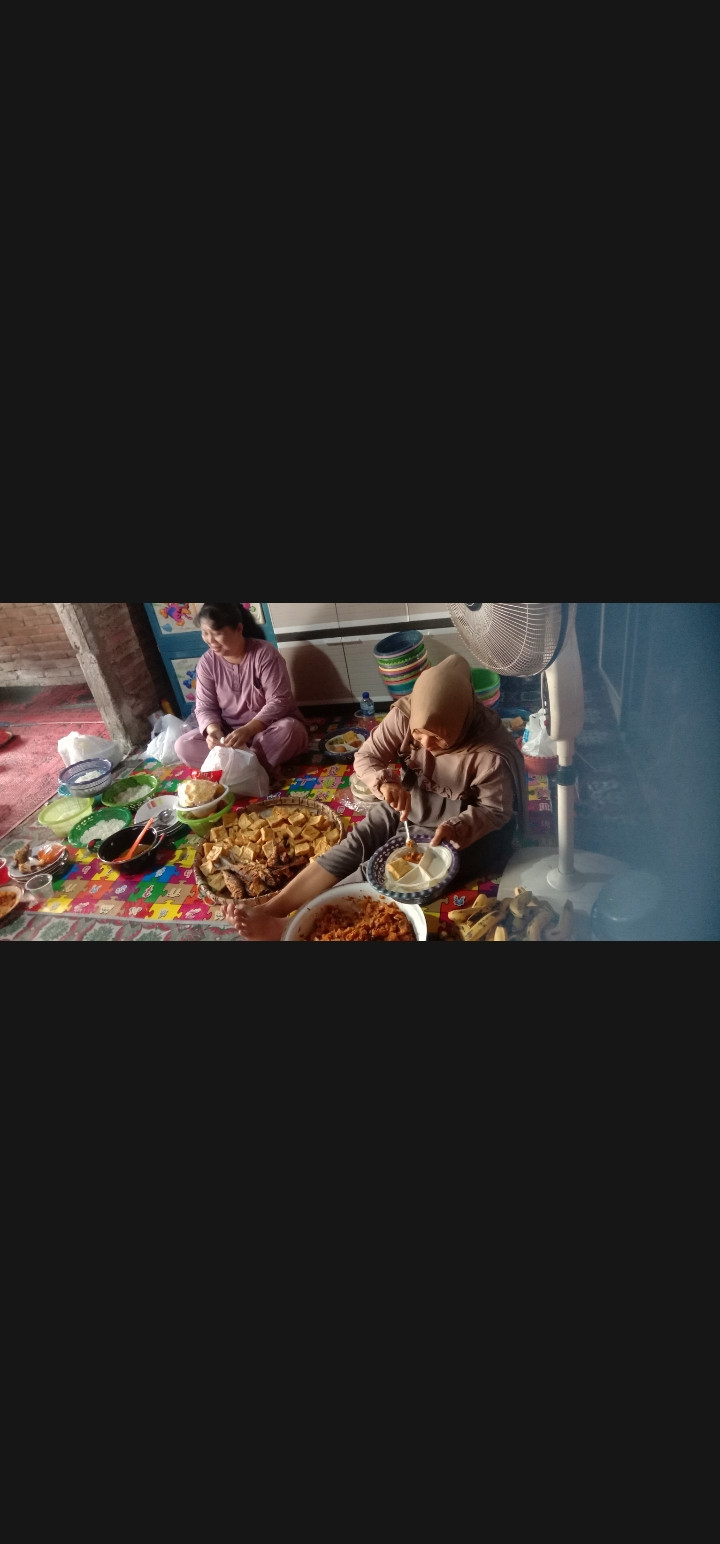 Rewang selametan 1000 hari ibu alipah