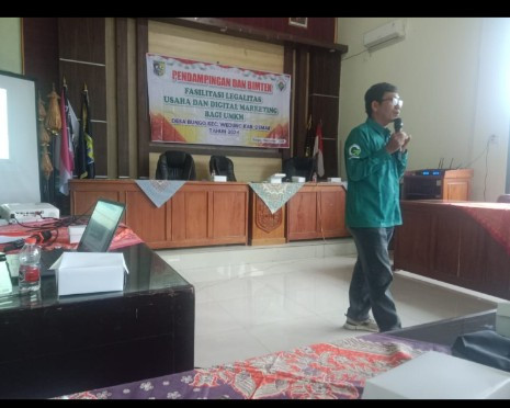 Pendampingan & bimtek UMKM