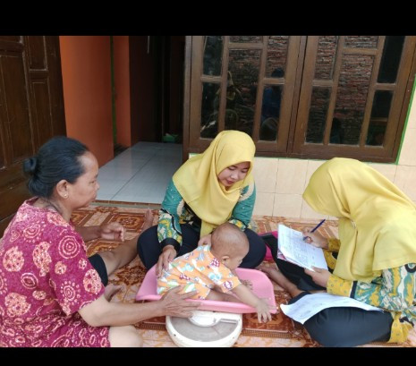Kunjungan balita kader TPK