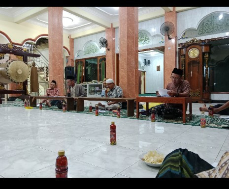Rapat koordinasi pengurus masjid & tokoh masyarakat