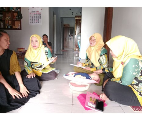 Kunjungan paslin desa Bungo utara