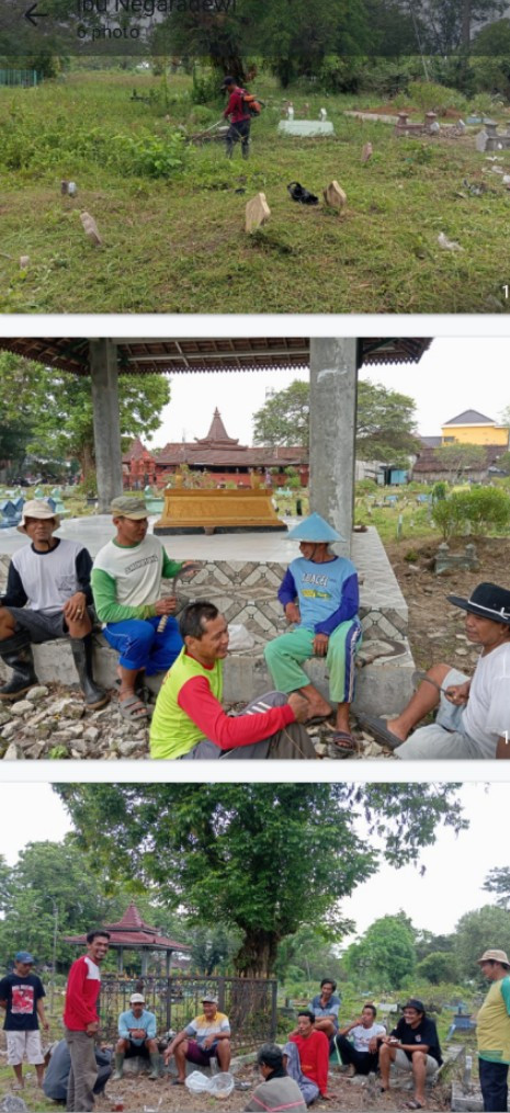 Kerja bakti makam mbah panji kusuma