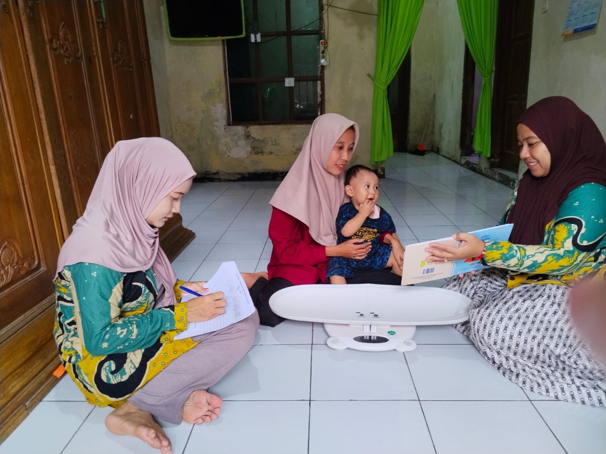 Kunjungan TPK 832 pada Ibu Baduta