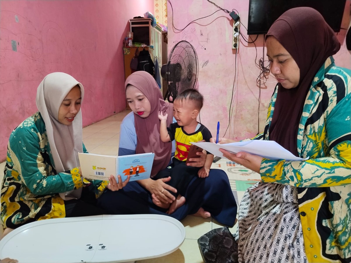 Kunjungan TPK 832  pada Ibu Baduta