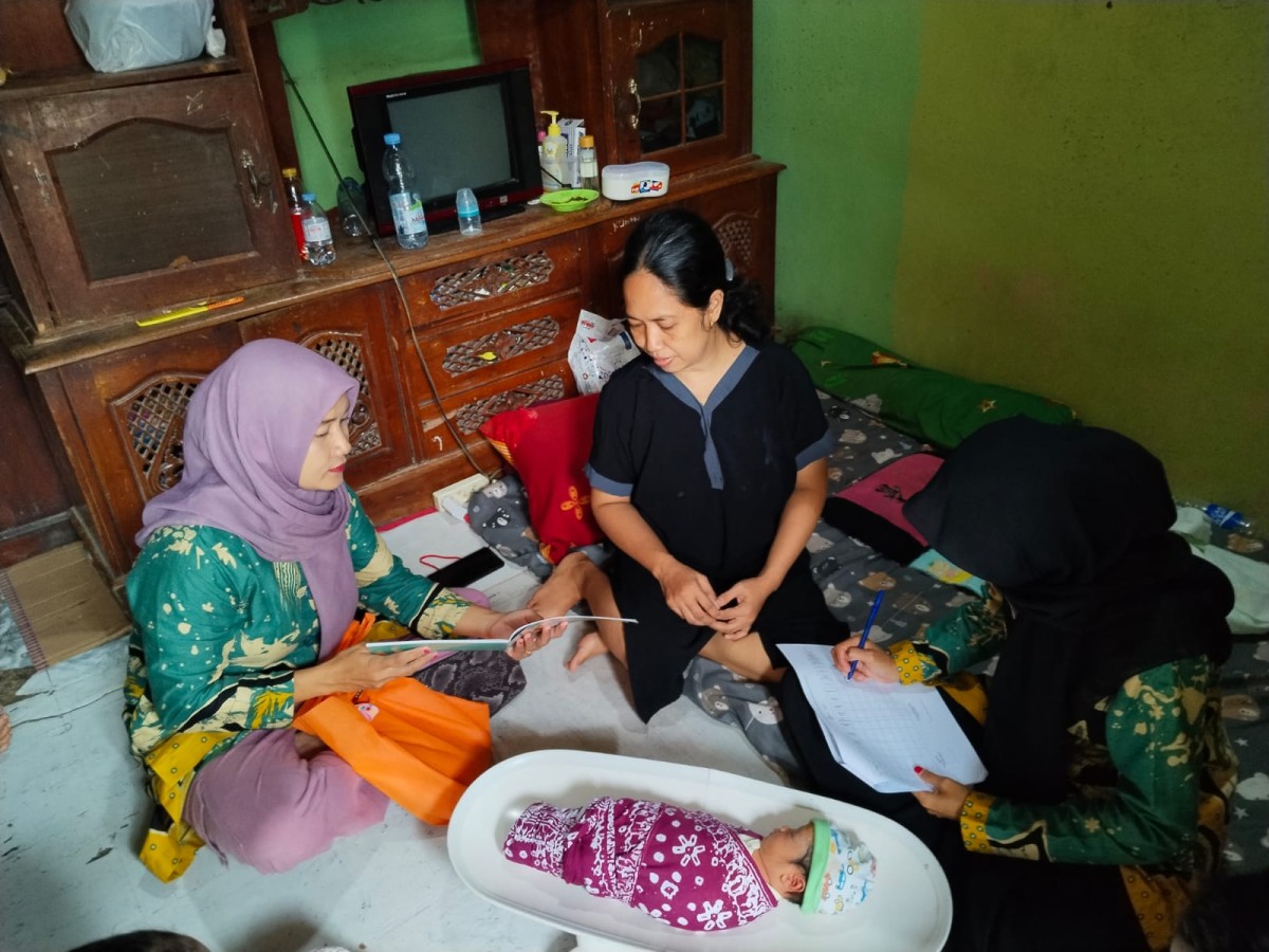 Kunjungan TPK 832 pada Ibu Paslin