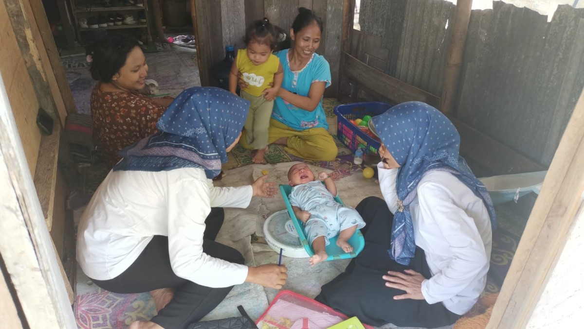 Kunjungan TPK 830  pada Ibu Baduta