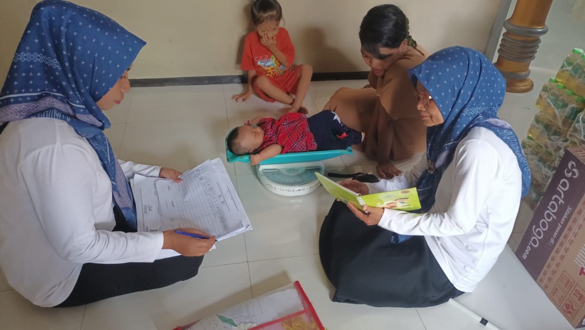 Kunjungan TPK 830 pada Ibu Baduta