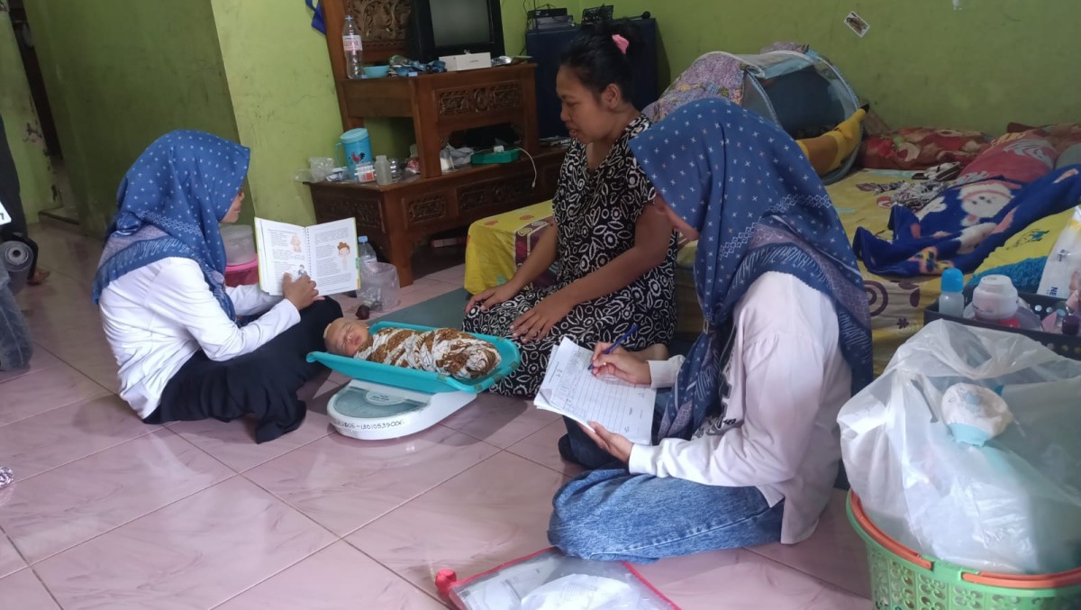 Kunjungan TPK 830 pada Ibu Bayi