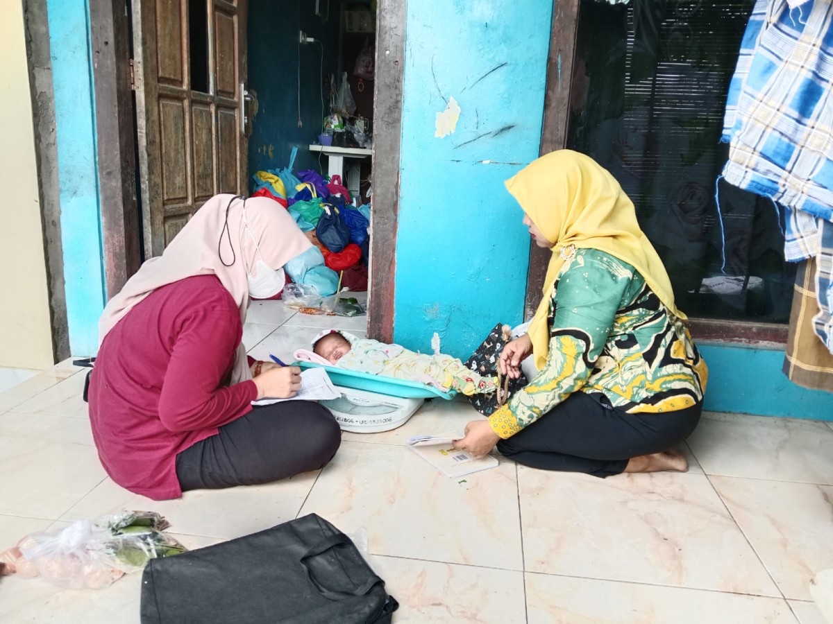 Kunjungan TPK 833 pada Ibu Baduta