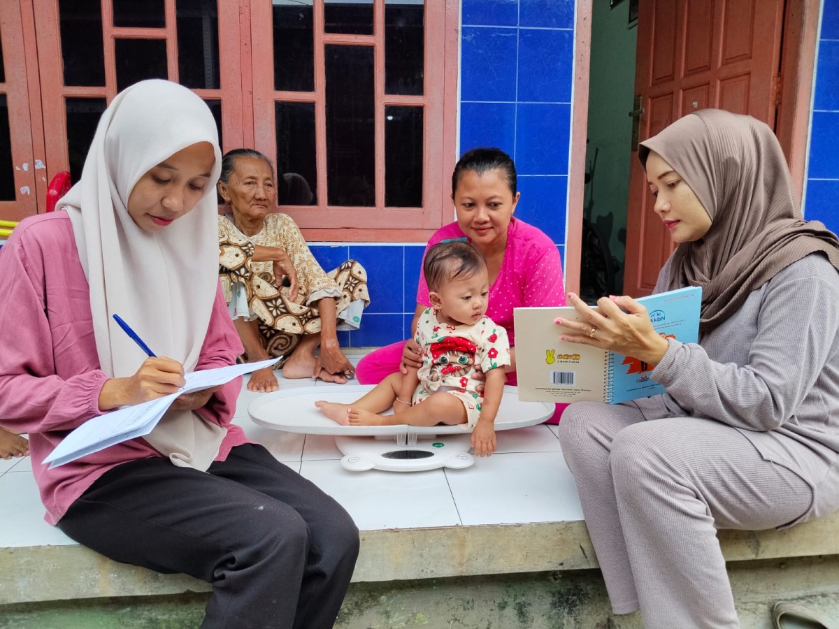 Kunjungan TPK 832 pada Ibu Baduta