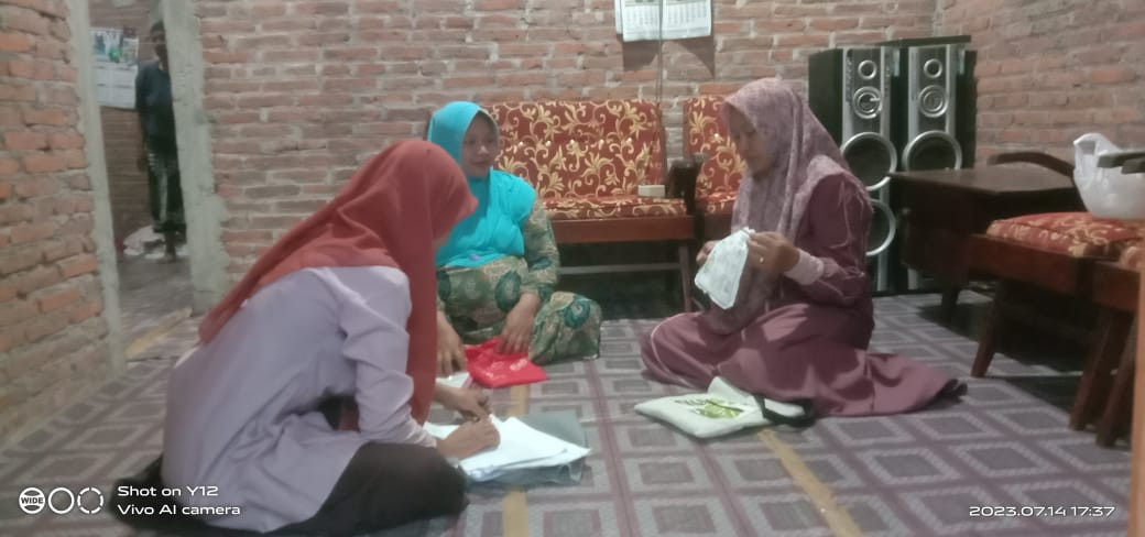 Kunjungan bumil oleh TPK 841