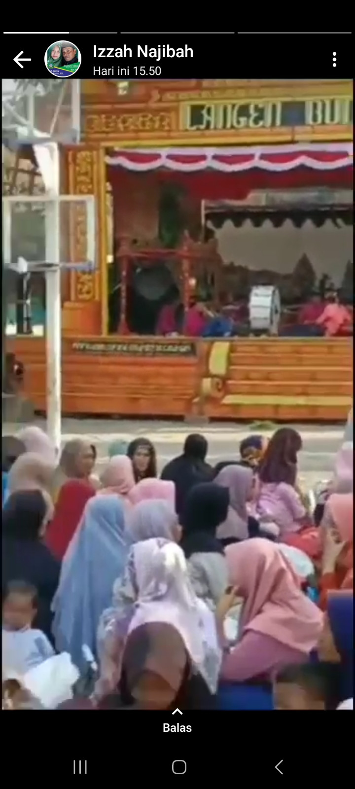 Sedekah bumi hiburanan budaya  wayang kulit danketoprak