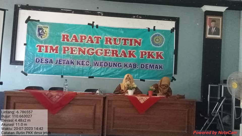 Rutin pkk bulan Juli desa Jetak