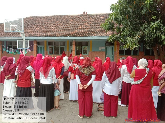 Rutin pkk peringatan HUTRI ke 78