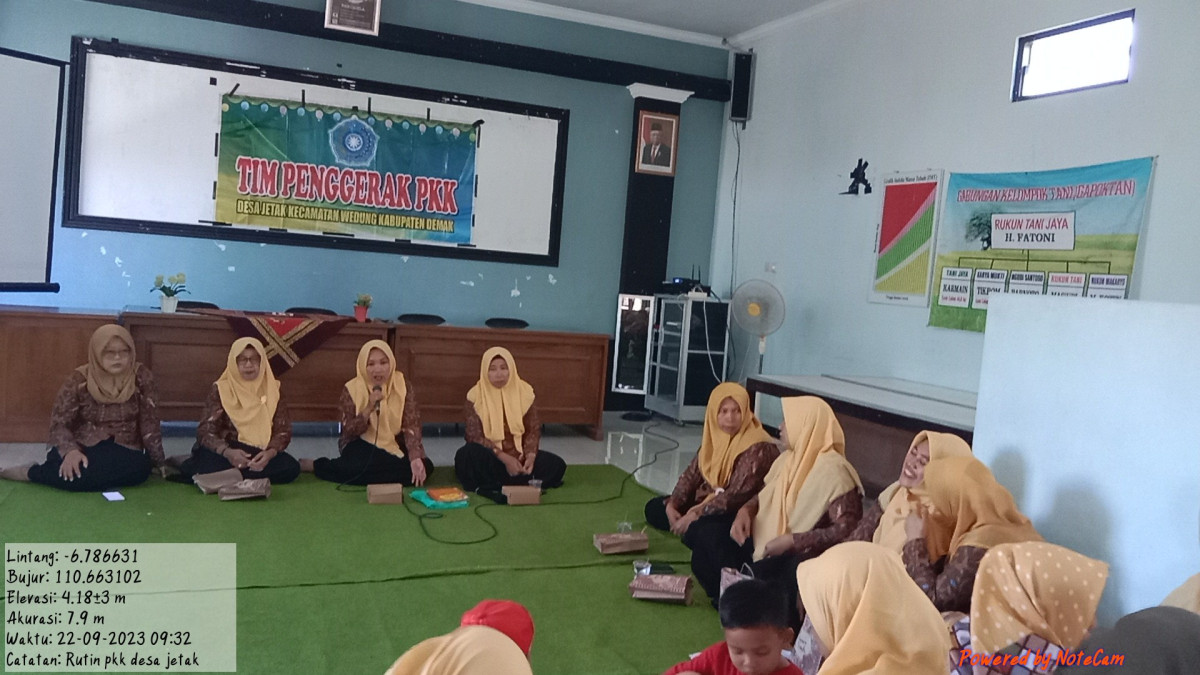 Rutin Pkk dalam rangka maulid nabi