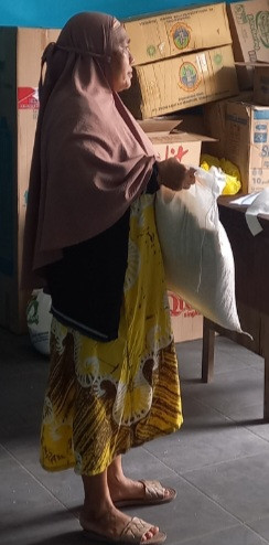 bantuan beras dari Dinpertan