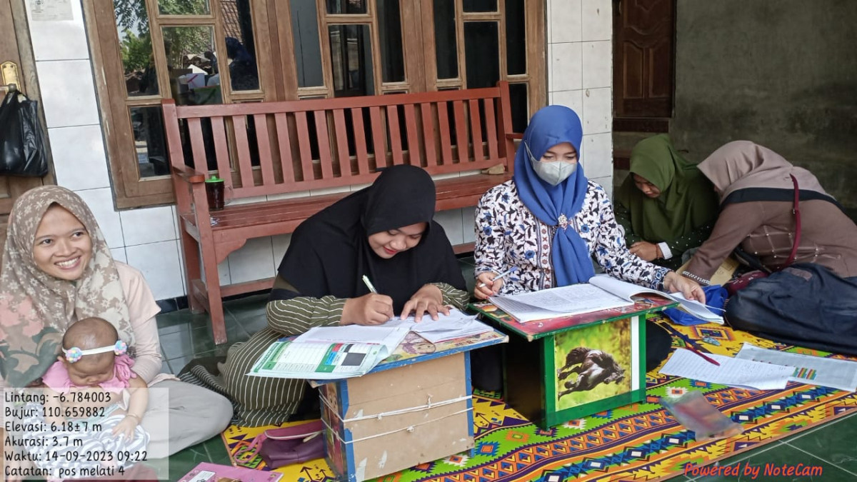 pelaksanaan posyandu melati 4