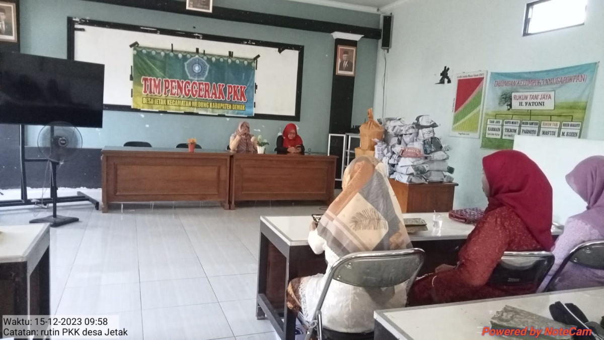 Rutin pkk bulan Desember 2023