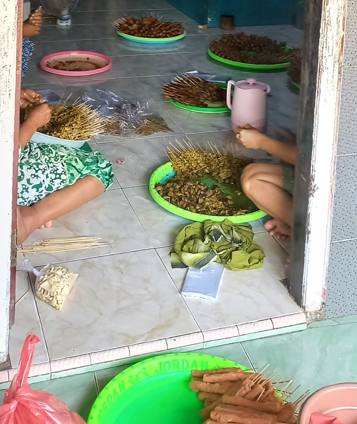 pembuatan sate