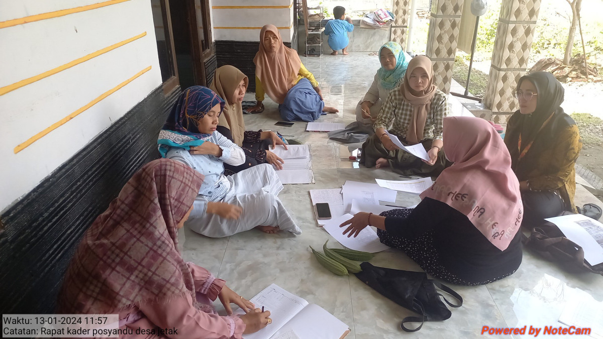 Rapat kader posyandu ttg PIN( pekan imunisasinasional)