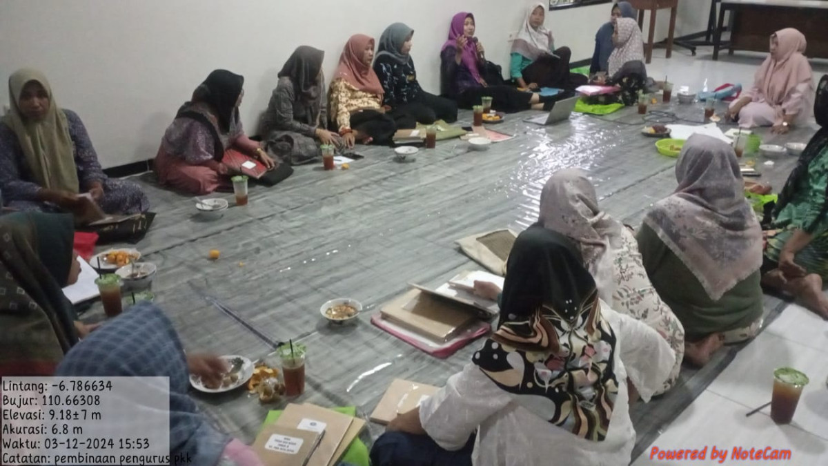 shering binaan pkk oleh kecamatan