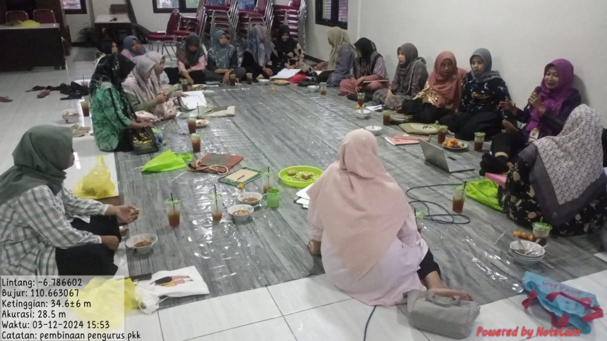 Rakor pkk desa binaan