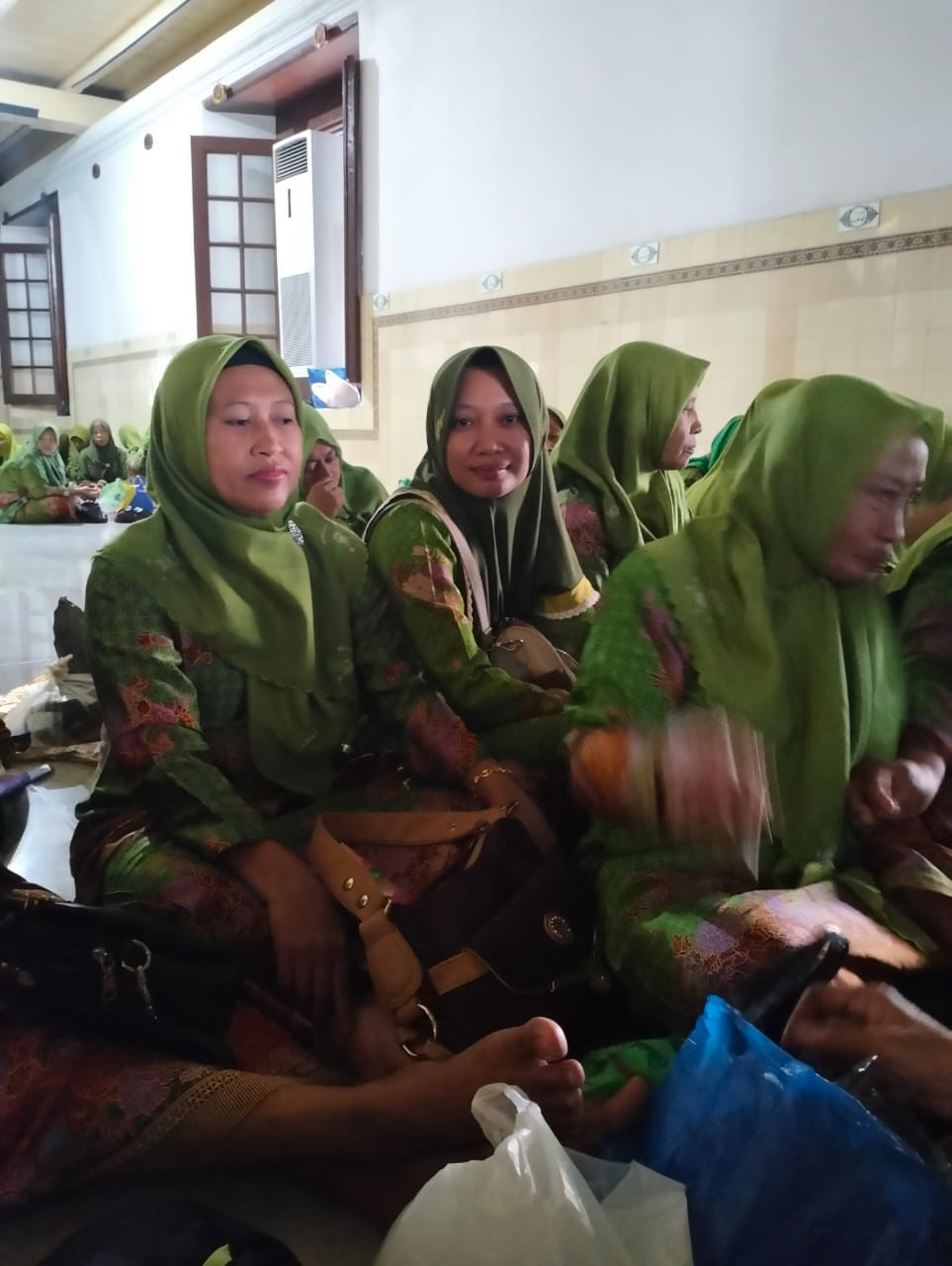 istighosah muslimat di IHM(ikatan haji nuslimat)Demak