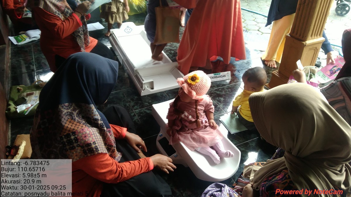 kegiatan posyandu balita pos 5