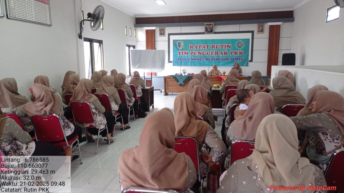 Rutin pkk desa jetak