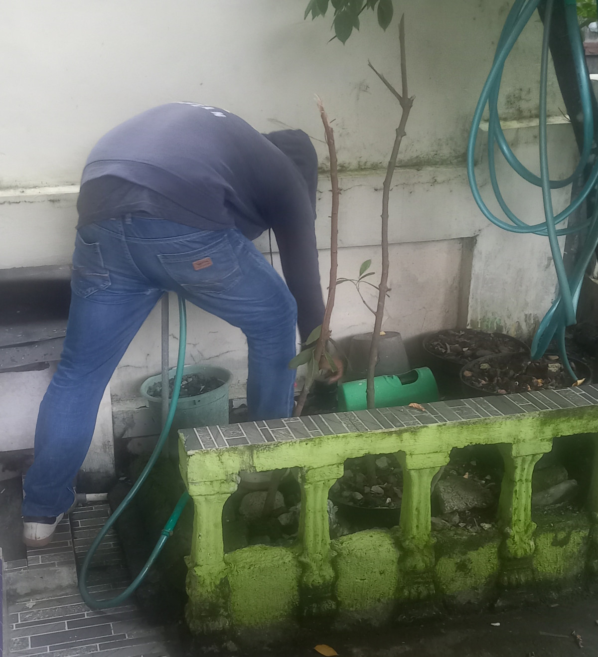 pemeriksaan cek spidometer PDAM di rumah2 warga