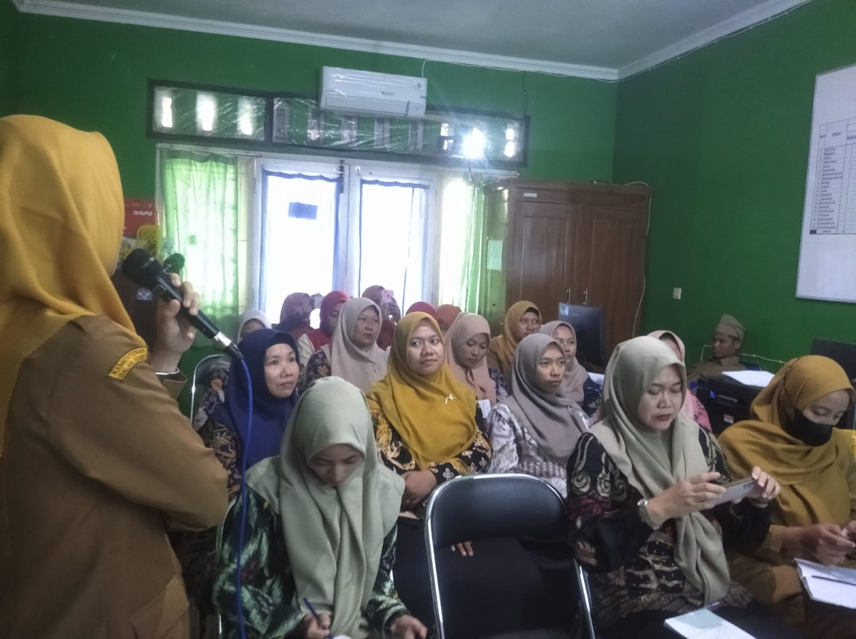 Rakor poktan BKR di balai penyuluhan kb