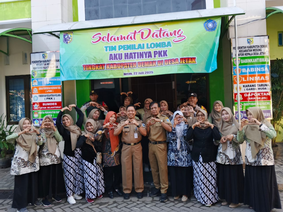 Tim penilai AKU HATINYA PKK desa jetak