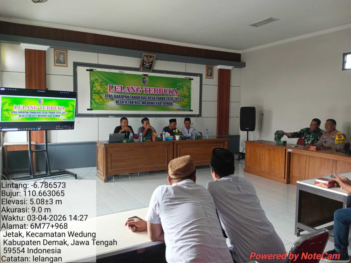 lelang tanah desa ( kas desa)